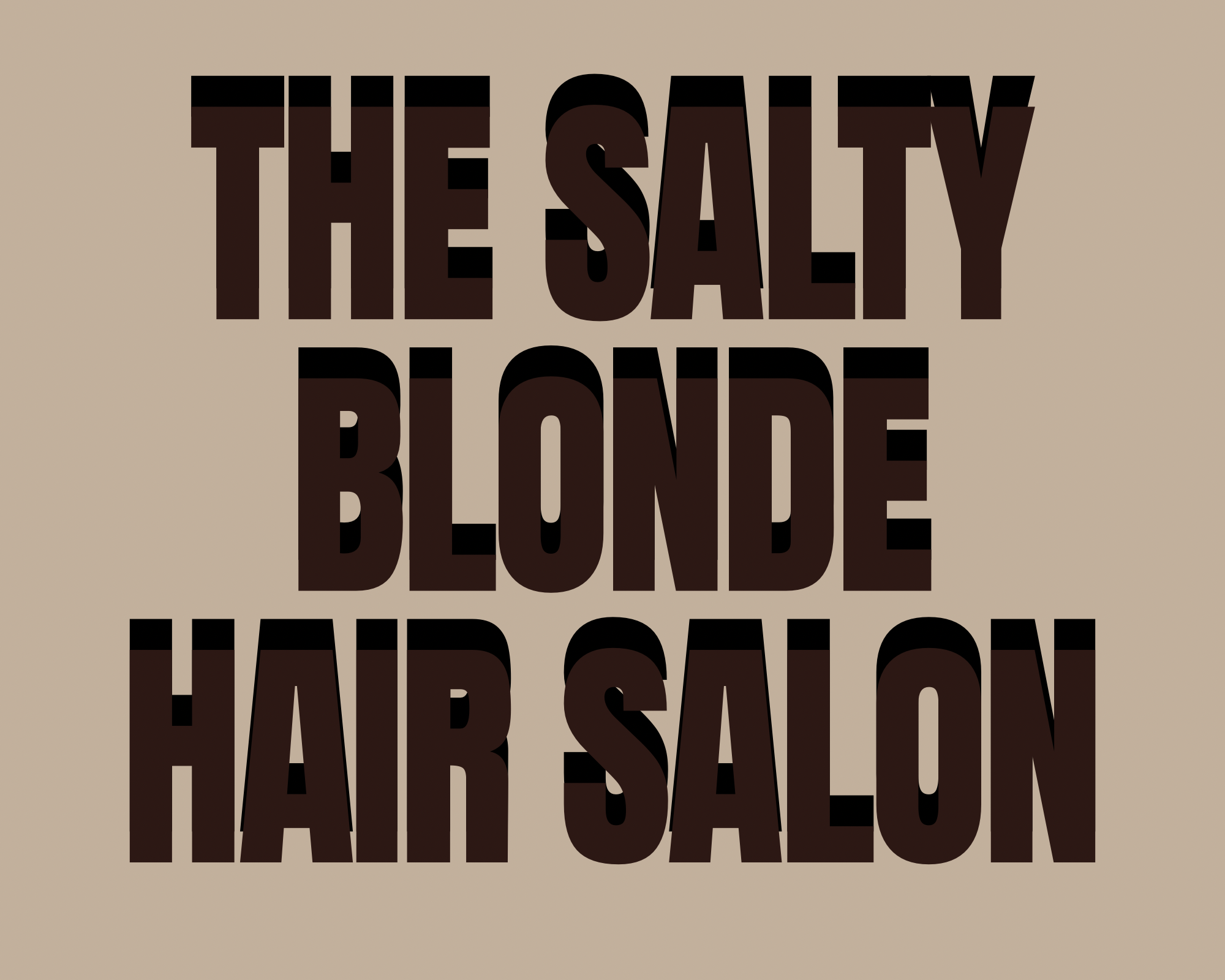 The Salty Blonde Hair Salon